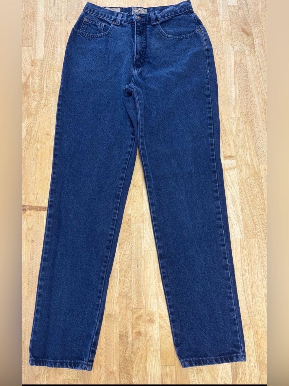Express High-Rise Jeans in Deep Indigo Blue